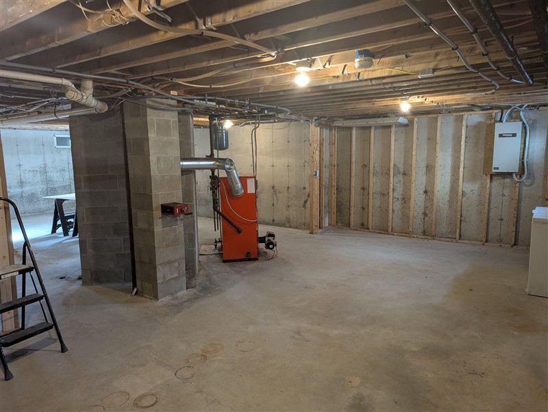Before: Basement Foundation
